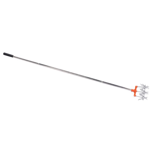 Garden Hand Tiller, Rustproof Manual Cultivator for Lawn