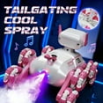 thumbnail image 6 of JoyStone Remote Control Robot Dog Toys for Kids, RC Stunt Robotic Dogs with LED Eyes/Music/Light/Spray, Robot Toys for kids Boys Girls, Pink, 6 of 11