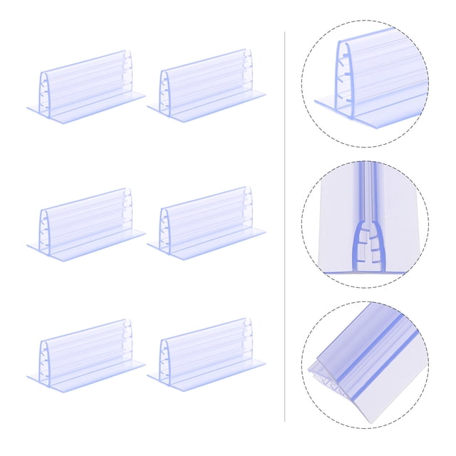 unbranded 10Ud Soportes Adhesivos Para Carteles Transparentes Con Bordes Suaves Para Uso En Tiendas