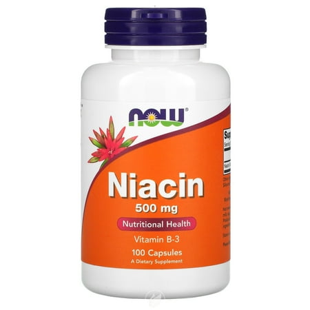 Now Foods Niacin 500Mg 100 Caps