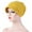 Yellow, variant on PWFE Turban Hat for Women Daily Use with Brim for Cancer Chemo Patients Women