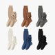 thumbnail image 2 of Nvzi pares de calcetines de algodón para mujer, calcetines de vestir finos, suaves, cómodos y transpirables, calcetines por encima del tobillo para negocios (blanco), 2 of 2