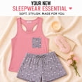 thumbnail image 7 of Andree Joan Womens Pajama Shorts Set Sleeveless Girls Sleep Shirt and Pajama Shorts 2 Piece, 7 of 7