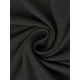 thumbnail image 5 of Pijama de punto waffle para mujer INSPIRE CHIC, conjunto de 2 piezas, cuello redondo, loungewear, talla XL, negro, 5 of 5