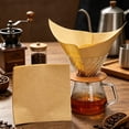 thumbnail image 4 of 40Pcs Coffee Filters Unbleached Natural Disposable Paper Filters for Pour Over & Drip Coffee Makers Strainer Spoon Kitchen Sieve Sturdy Handle Efficient Straining Food Strainer Kitchen Strainer White, 4 of 9