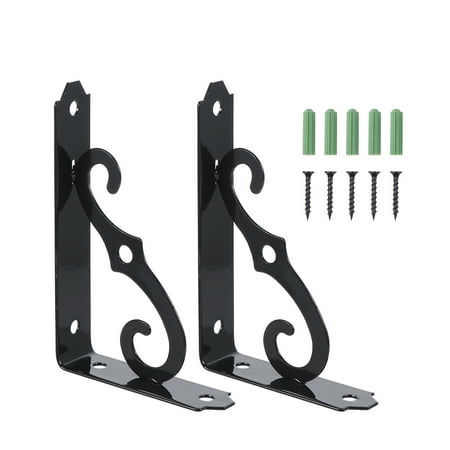 

Shelf Brackets Metal Support Heavy Duty Corner Brace Wall Mounted Shelves Simple Home Decor Accessory Triangle