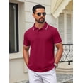 thumbnail image 2 of COOFANDY Mens Polo Shirts Short Sleeve Lightweight Classic T Shirt Casual Golf Shirts, 2 of 6