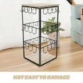 thumbnail image 5 of Rotating Wooden Jewelry Display Stand with Hooks, Bracelet Organizer, Rotatable Earring Rack for Retail and Home Use, 5 of 10