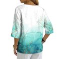 thumbnail image 4 of Xuyuer Solid Button Shirt Blouse - Women's Fashion Loose Female Neck T-Shirt Style Top for Smart Casual Office Wear, Weekend Brunch Outings & Effortless Minimalist Everyday Style, 4 of 7