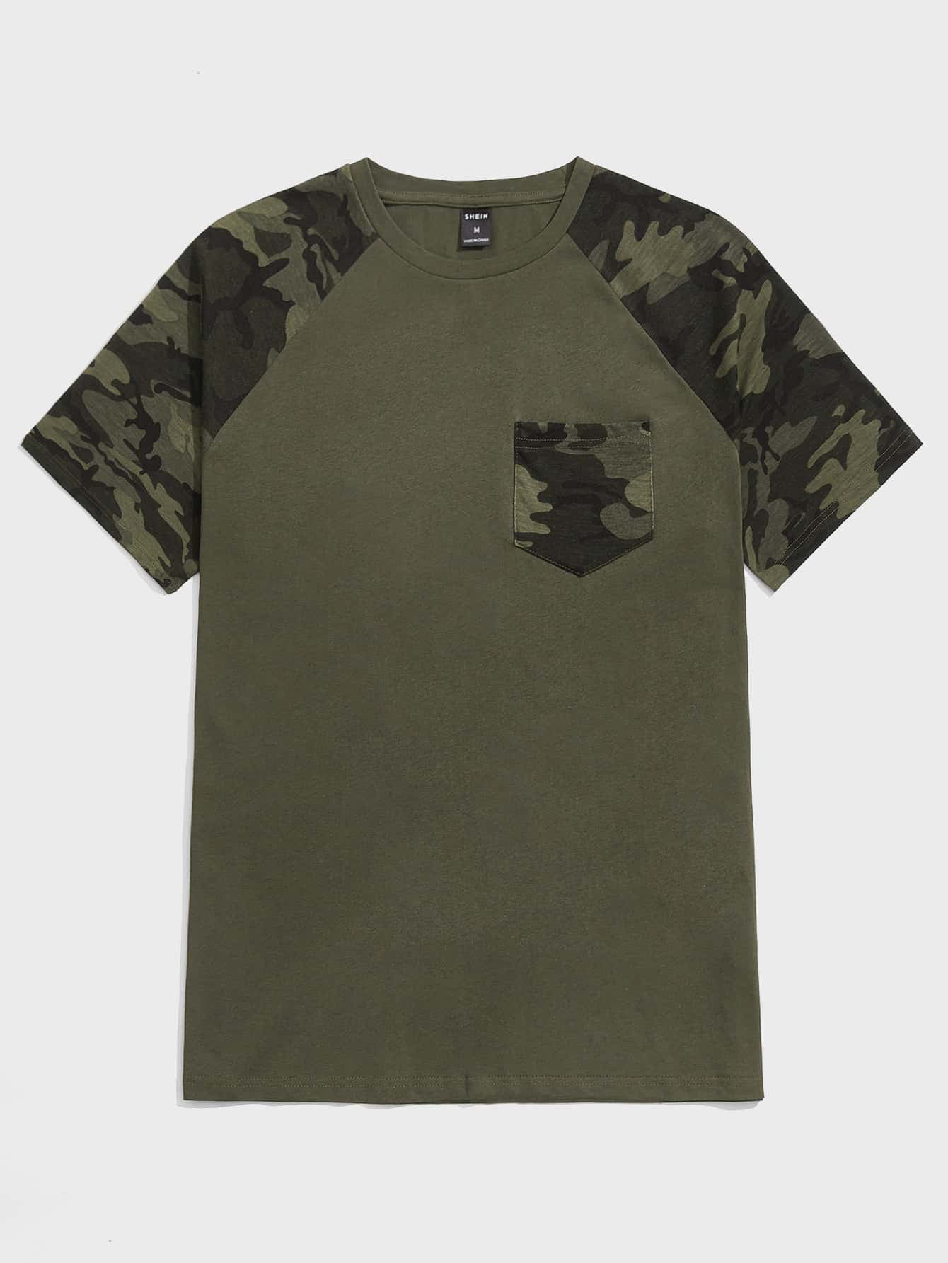 Fox Raglan Khaki Camo Sleeve T-Shirt Carp Fishing Clothing 