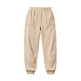 thumbnail image 6 of Qingpeng Womens High Waisted Jogger Sweatpants Elastic Drawstring Cuffed Ankle Casual Long Pants with Side Pockets, 6 of 6