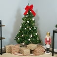 thumbnail image 5 of Sunnydaze Pre-Lit 320 LED Clear Lights Tannenbaum Artificial Christmas Tree 5 ft, Green, 5 of 8