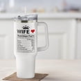 thumbnail image 6 of Gifts for Wife - Wife Gifts, Gifts for Her - Wedding Anniversary for Wife, Wife Birthday Gift Ideas, Christmas Gifts for Wife, Christmas Gifts for Her - I Love You Gifts for Her - 40 Oz Tumbler, 6 of 6