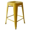 thumbnail image 4 of AmeriHome Loft 24" Metal Bar Stool, Gold, Set of 4, 4 of 4