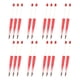 thumbnail image 5 of 20 piezas de Bolígrafos rebordeables imprimibles Hugo para mujeres y niñas Rojo, 5 of 10