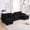 Corduroy-Black, variant on 133" Comfortable and Plush Living Room Sectional Sofa with Double Recliner and Deep Seat, Corduroy U-Shaped Cloud Sectional Couch with Center Console