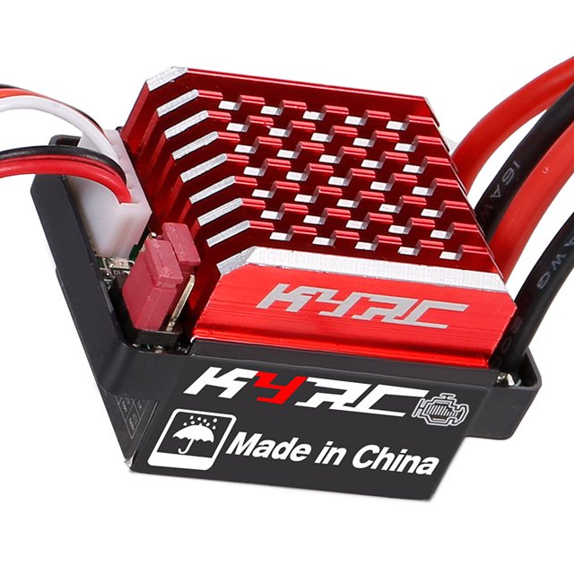 Esc Controlador de velocidad eléctrico cepillado 60A ESC para 1/10 Traxxas TRX4 Trx6 D90 RC Car Likrtyny libre de BPA