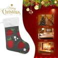 thumbnail image 4 of GZHJMY Strawberry Christmas Stocking, Personalized Large Candy Stocking Hanging Gift, Xmas Stockings Decoration for Family Holiday Party Ornaments Decor Fireplace, 4 of 7