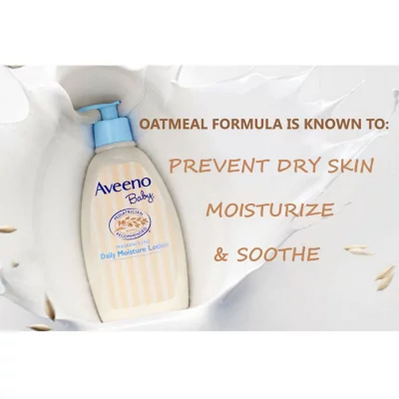 Aveeno Baby Daily Moisture Lotion with Pump, 24Hr Protection