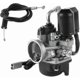 thumbnail image 1 of Carburetor, Replacement Carburetor with 17.5mm Borehole for Most Piaggio/Gilera/Aprilia 50ccm Scooters, 1 of 5