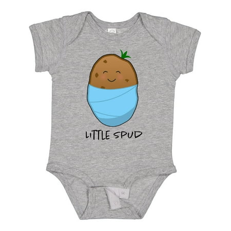 

Inktastic Little Spud Blue Gift Baby Boy or Baby Girl Bodysuit