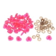 thumbnail image 4 of 100 Uds 12mm / 18mm Arandelas Ojos de Seguridad de Plástico Oso Muñeca Títeres Juguetes Hechos Herramienta de Bricolaje Rosado, 4 of 6