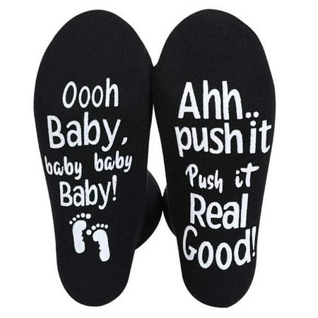 

HOTYA Pregnancy Labor Delivery Cotton Socks Funny Non-Skid Novelty Maternity Hosiery