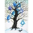 thumbnail image 1 of Pintura de diamante (DE5526) 5D Gato persa en árbol Imagen cuadrada Artesanía 20X30cm Hugtrwg Para estrenar, 1 of 1