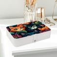 thumbnail image 6 of Cat Portable PU Leather Jewelry Box with Removable Compartment, Bracelet Holder, and Jewelry Display, 6 of 6