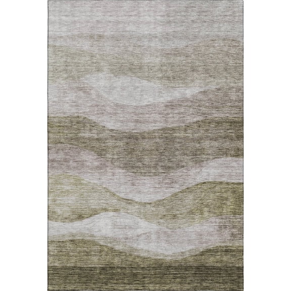 Dalyn Rugs Premium Machine Washable Mayfield AMF1141 Taupe 5' x 7'6" Rug