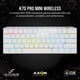 thumbnail image 2 of Teclado Corsair K70 PRO MINI WIRELESS RGB 60% QWERTY Blanco, 2 of 9