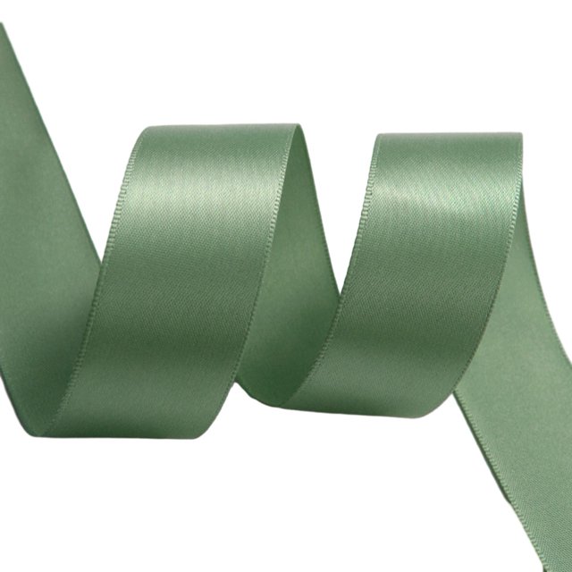 BUYISI Vibrant And Rich Colors Ribbon Perfect For Wedding Crafts 25Mm X 20 Yards Dark Green