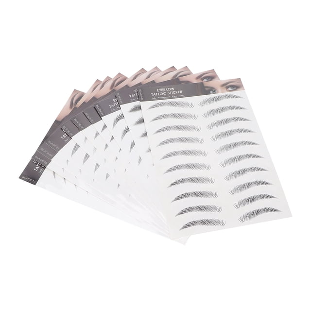 Etiqueta Engomada De Las Cejas Del Maquillaje, Etiquetas Engomadas No Tóxicas De La Ceja Uso Desechable De Los Estilos Ricos Para El Maquillaje Diferente