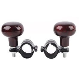 Bouton De Volant Tête De Mort - Résine Métallique - Décoratif Pour Voiture - Style Noir Personnalisé