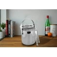 thumbnail image 5 of Sol Living Ice Bucket - Double Wall Stainless Steel - Includes Tongs and Lid - Wine & Champagne Holder - For Home, Bars, Commercial Use - Plain & Shiny, 3 Qt., 5 of 6