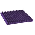 thumbnail image 2 of Auralex Acoustics - 2" Studiofoam Wedge 2' x 2' x 2" Acoustic Panels (12 pack) Purple, 2 of 2