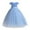 Blue, variant on Coerni Sequin Flower Girl Dress Bridesmaid Flutter Sleeveless Princess Pageant Gown Prom Wedding Floor Length Dresses