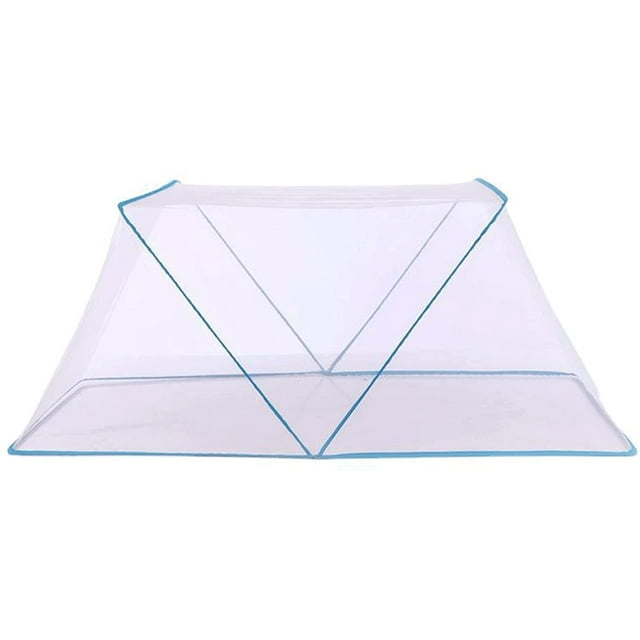 Mosquito net Breathable Bed Tents for Children Single Mosquito nets in Student Dormitories Suitable for Outdoor Camping Trips for Children (Color : Blue Size : Large)
