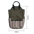 thumbnail image 3 of COFEST Garden Tool Bag, Heavy Duty Canvas Tool Storage Home Organizer Gardening Tool Kit Holder Green, 3 of 9
