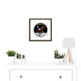 thumbnail image 2 of Space NASA Apollo 11 Mission Emblem Badge Patch 8X8 Inch Square Wooden Framed Wall Art Print Picture with Mount, 2 of 4