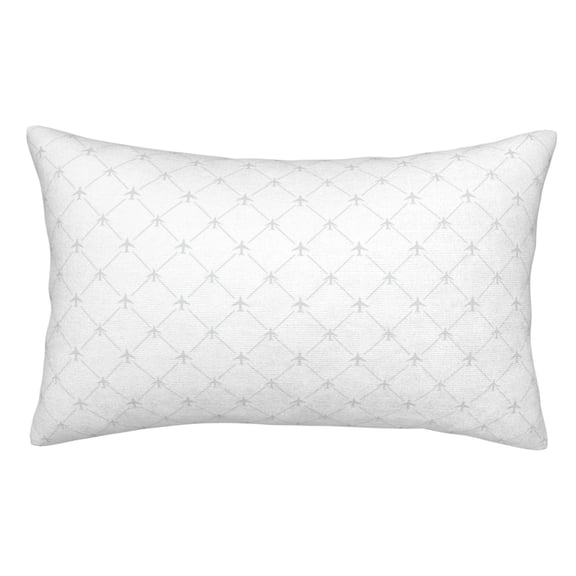 Kdxio Cotton Pillow Cases 14"x20" Pillowcases,Soft and Breathable Bedroom Pillow Cases-Travel Around The World Airplane-No Pillow Core