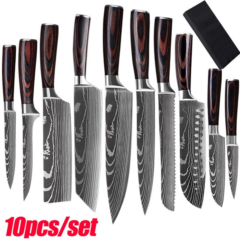 Dfito professional chef kitchen knife set 8 pcs stainless steel knives clearance
