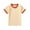 Beige, variant on KYAIGUO 2-6 Years Boys Girls Short Sleeve T-Shirt for Baby Toddler 100% Organic Cotton Shirts Crew Neck Solid Color Tees Shirts