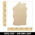 thumbnail image 2 of Small Cute Two Story House Home Wood Shape Unfinished Piece Cutout Craft DIY Projects - 4.70 Inch Size - 1/8 Inch Thick, 2 of 7