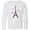 AA-White, variant on Inktastic Paris Lover Eiffel Tower Long Sleeve Youth T-Shirt