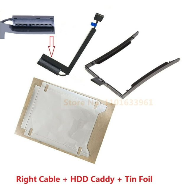 2.5 HDD SSD Hard Drive Left Right Cable Caddy M.2 Bracket Frame for Lenovo ThinkPad P50 P51 DC02C007C10 DC02C007B00 AP0Z6000700 R Cable Caddy Foil