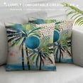 thumbnail image 3 of JEUXUS  Palm Tree Leaf  Throw Pillow Case Summer Retro Vintage Pillow Cushion Covers Home Sofa Decorative, 3 of 5