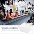 thumbnail image 4 of SHISUYAN Pegboard Bin Pegboard Accessory Plastic Storage Bin Pegboard Container with Pegboard Hook, 4 of 9