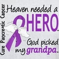 thumbnail image 3 of CafePress - Pancreatic Cancer Heaven Needed Hero Light T Shirt - Men's Classic Graphic T-Shirt, 3 of 4