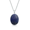 thumbnail image 2 of Bling Jewelry Womens Lapis Turquoise Abalone Tree of Life Pendant Necklace Silver, 2 of 5